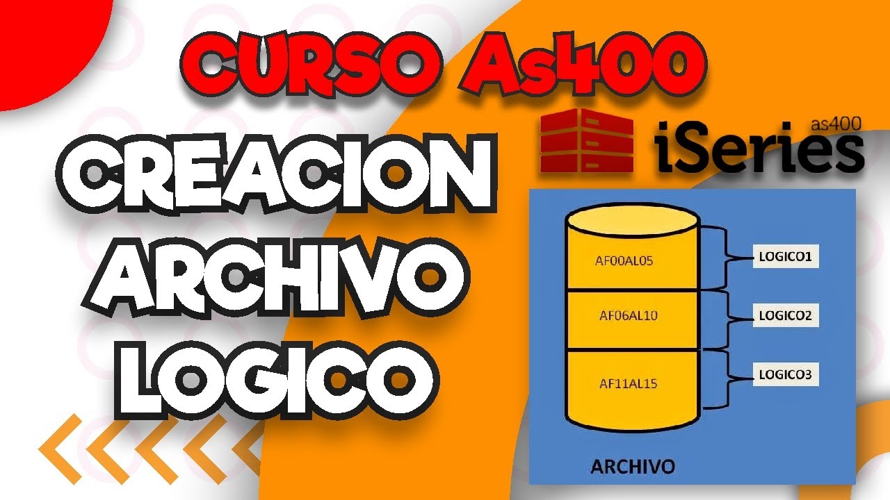 ✅Curso AS400 Creación Archivo Lógico