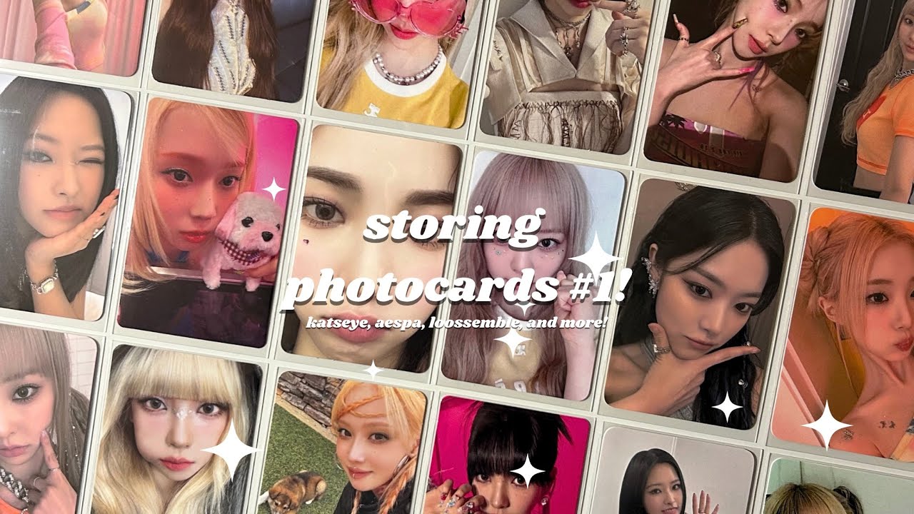 storing photocards #1! ☆ aespa, loossemble, katseye, and more!
