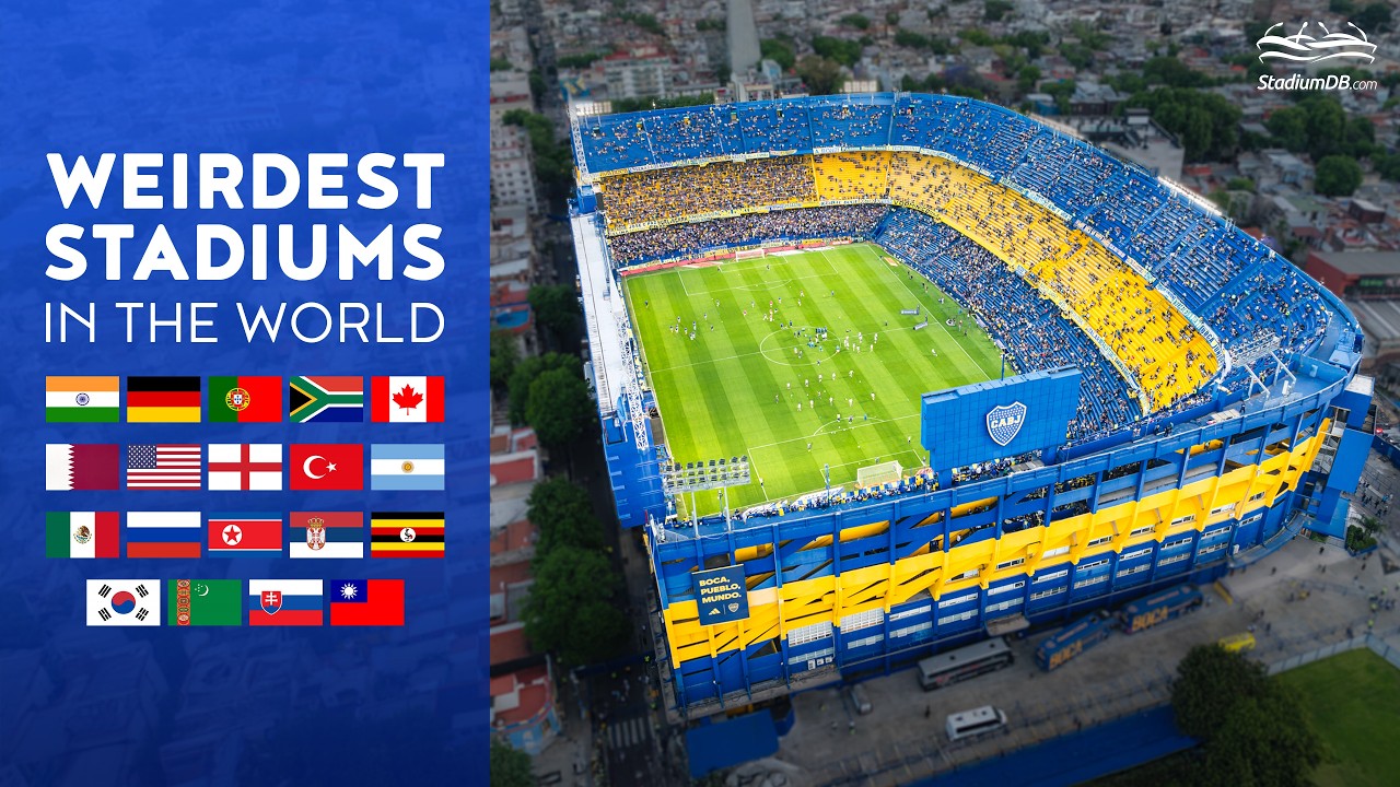 🌎 WEIRDEST STADIUMS in the World
