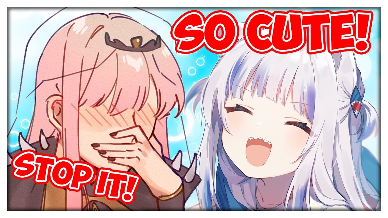 Gura can&rsquo;t help it and kept calling Calli CUTE
