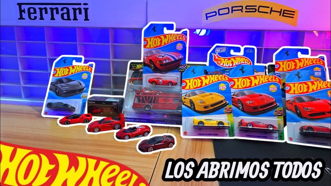 ABRÍ TODOS MIS FERRARI DE HOT WHEELS Y LOS EXHIBIMOS @LaloCollector 