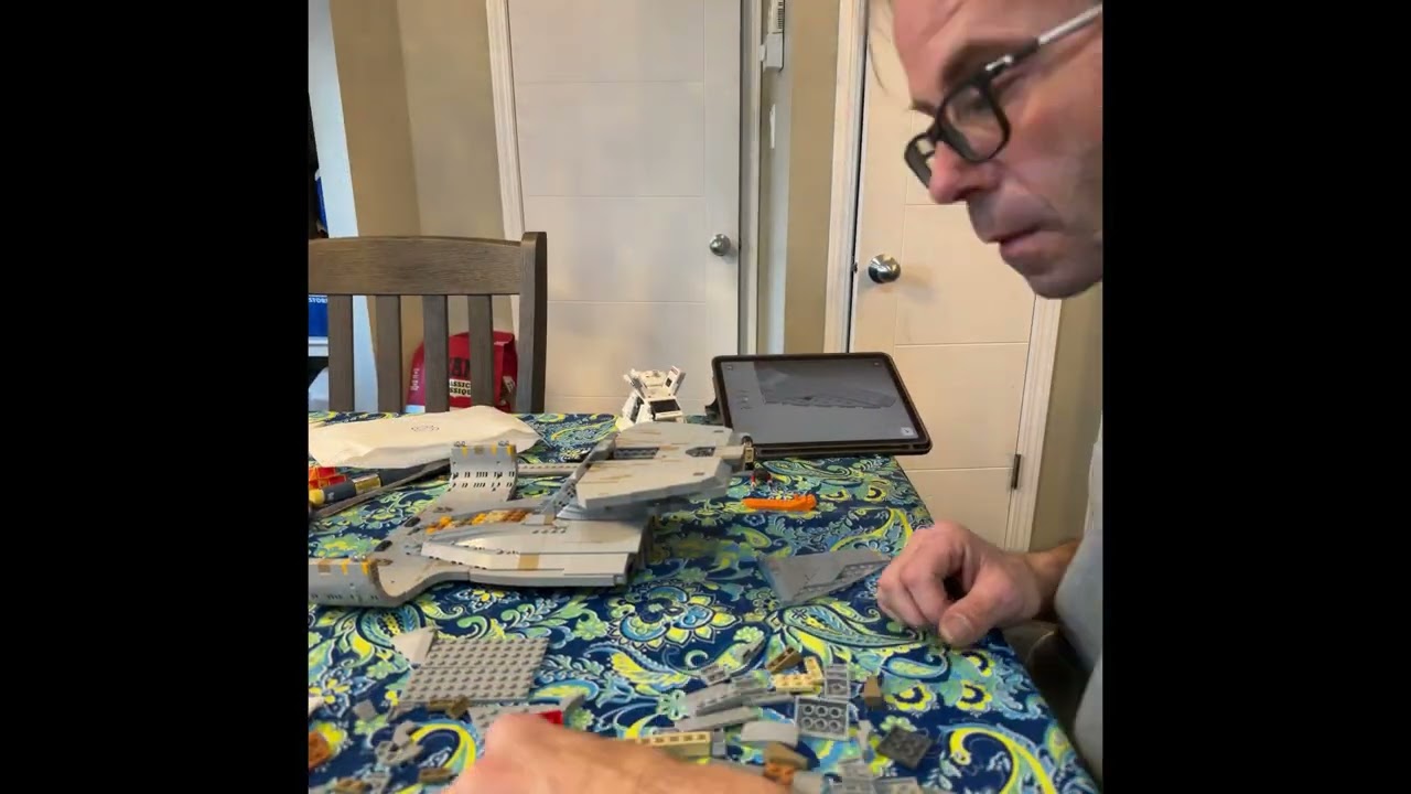 Lego Enterprise with GWP Timelapse build 