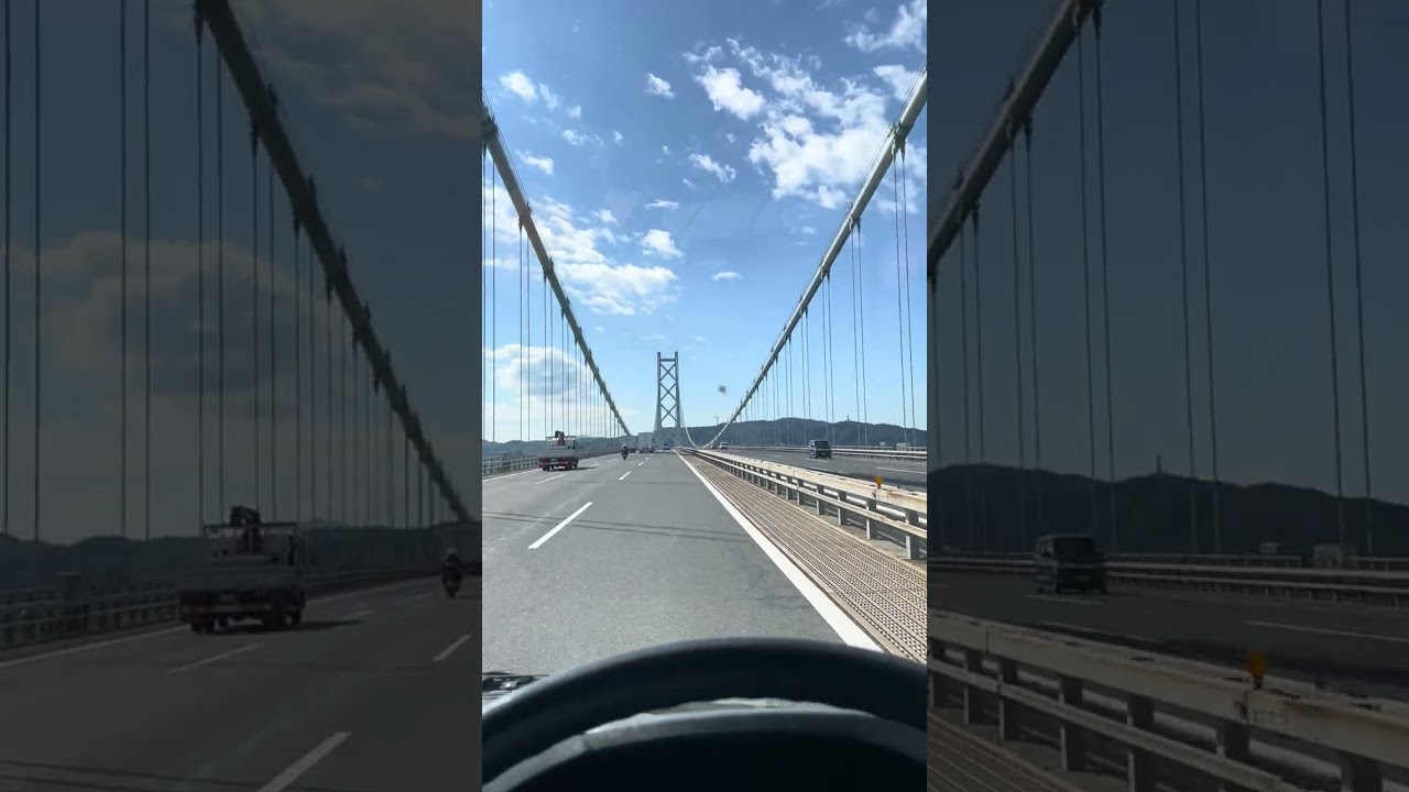 垂水インターから明石海峡大橋撮ってみた