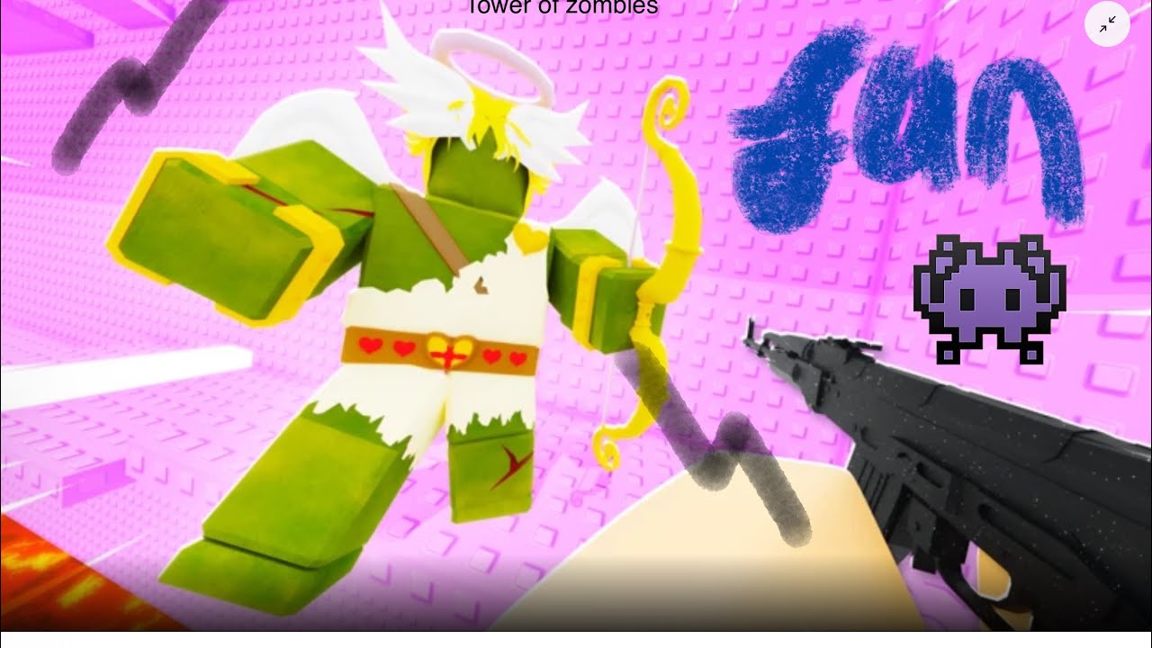 I played tower of zombies with my friends 