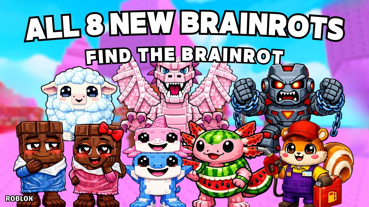 How To Get All 8 NEW BRAINROTS in Find the Brainrot [391] | Roblox