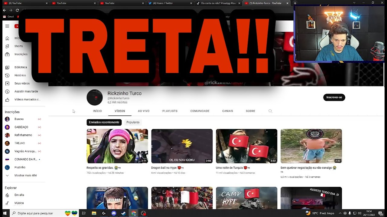 TODURO REAGINDO A TRETA ENTRE BIKINHO E FUNBABY!