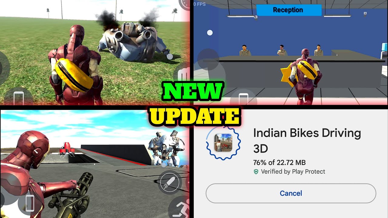 Indian Bike Driving 3D New Update 😱 | Iron Man Mode + Robot Fight 🔥