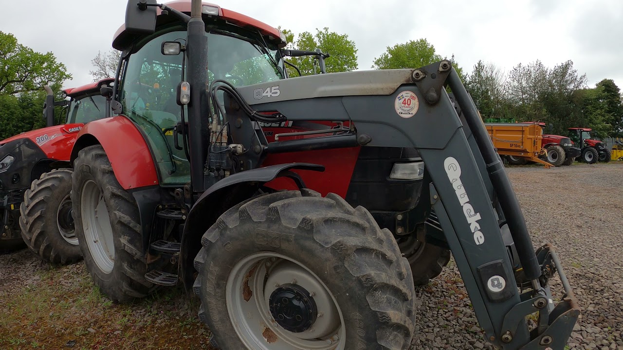 2007 Case IH Maxxum 120 4WD 4.5 Litre 4-Cyl Diesel Tractor (129 HP) with Quicke Q45 Loader