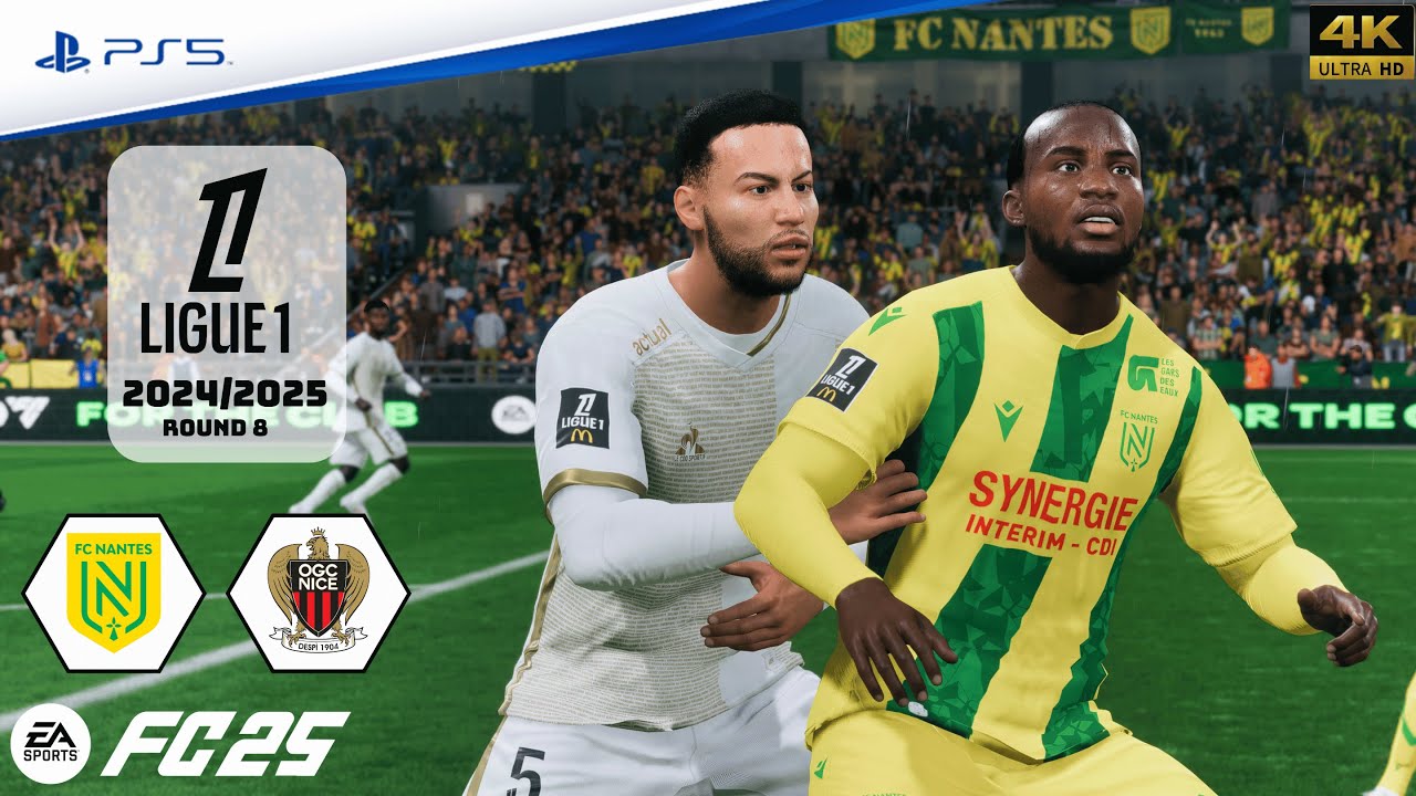 FC 25 - FC Nantes vs. OGC Nice | Ligue 1 24/25 | Full Match | PS5&trade;[4K]