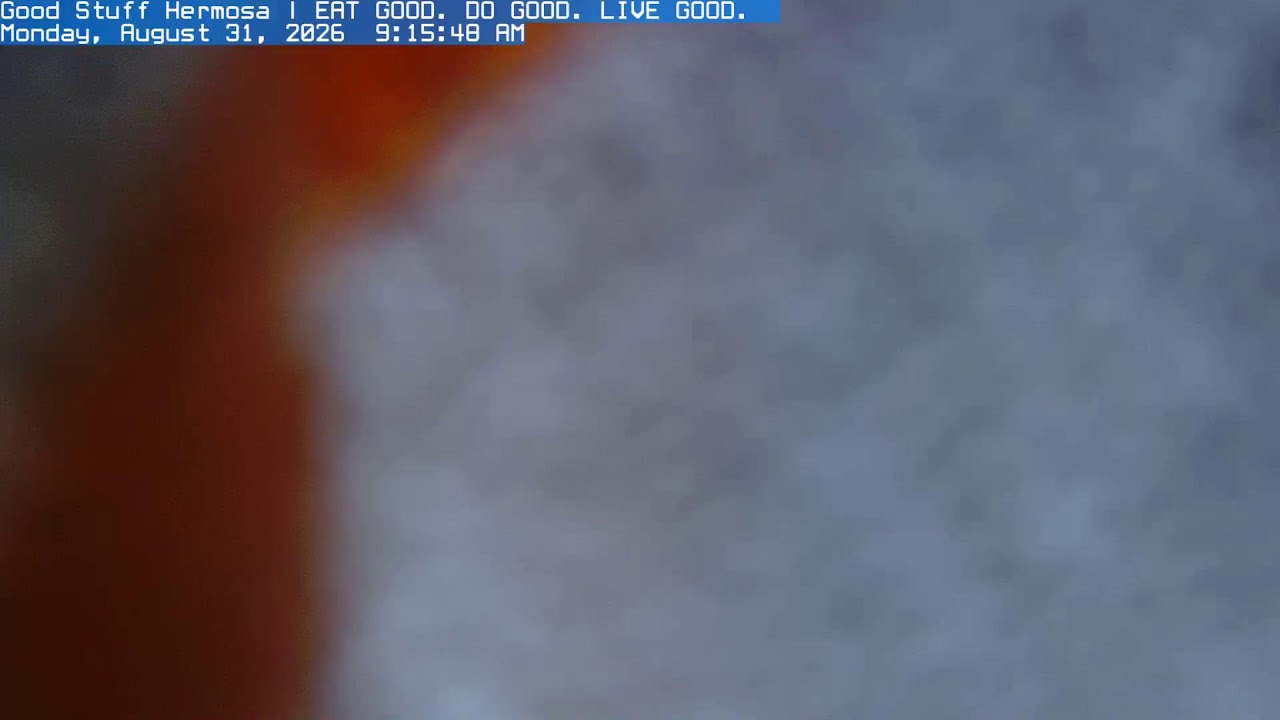 Hermosa Beach Good Stuff Strand Cam. Live Camera Stream from Southern California