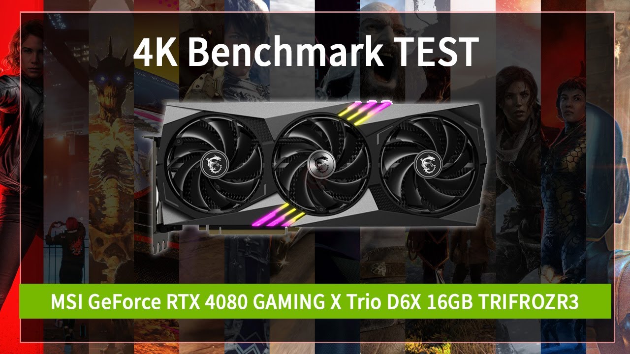 [4K VGA Benchmark] MSI GeForce RTX 4080 GAMING X Trio D6X 16GB TriFROZR3