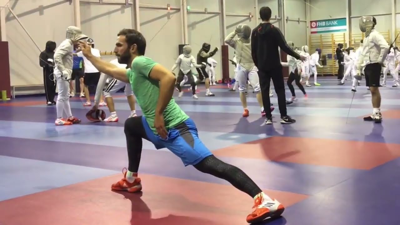 3 Times Olympic Gold 🥇 Medalist Aron Szliagyi Individual Footwork