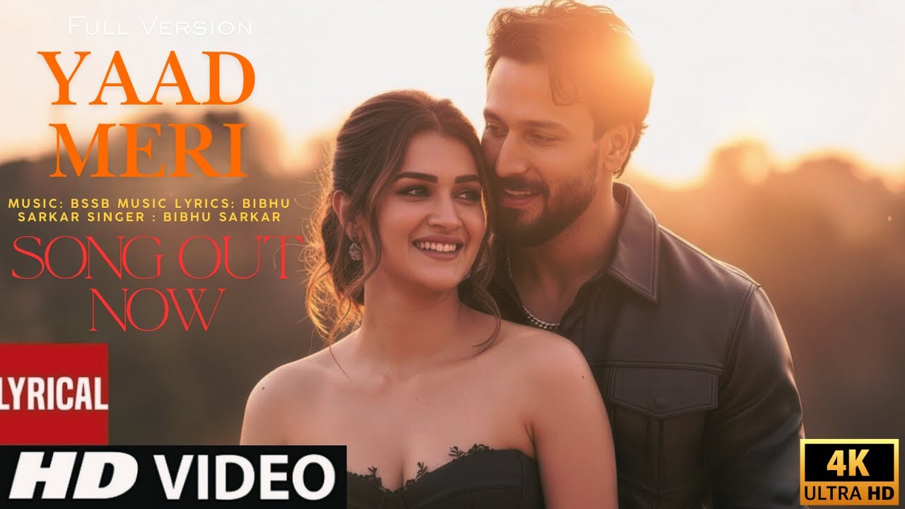 New Song 2025 || Yaad Meri || Tiger Shroff, Kriti Sanon || New Hindi Song || Sad Song