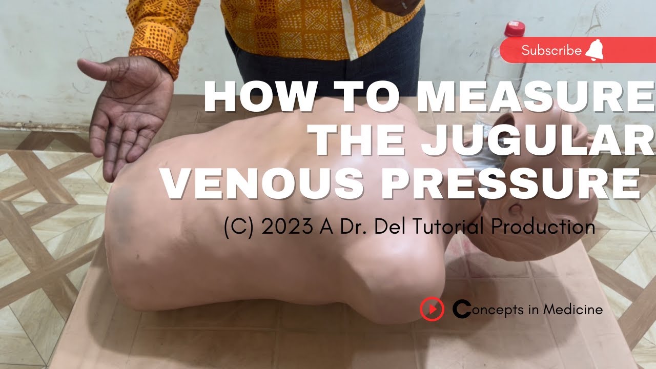 How To Measure The JVP : OSCE Guide