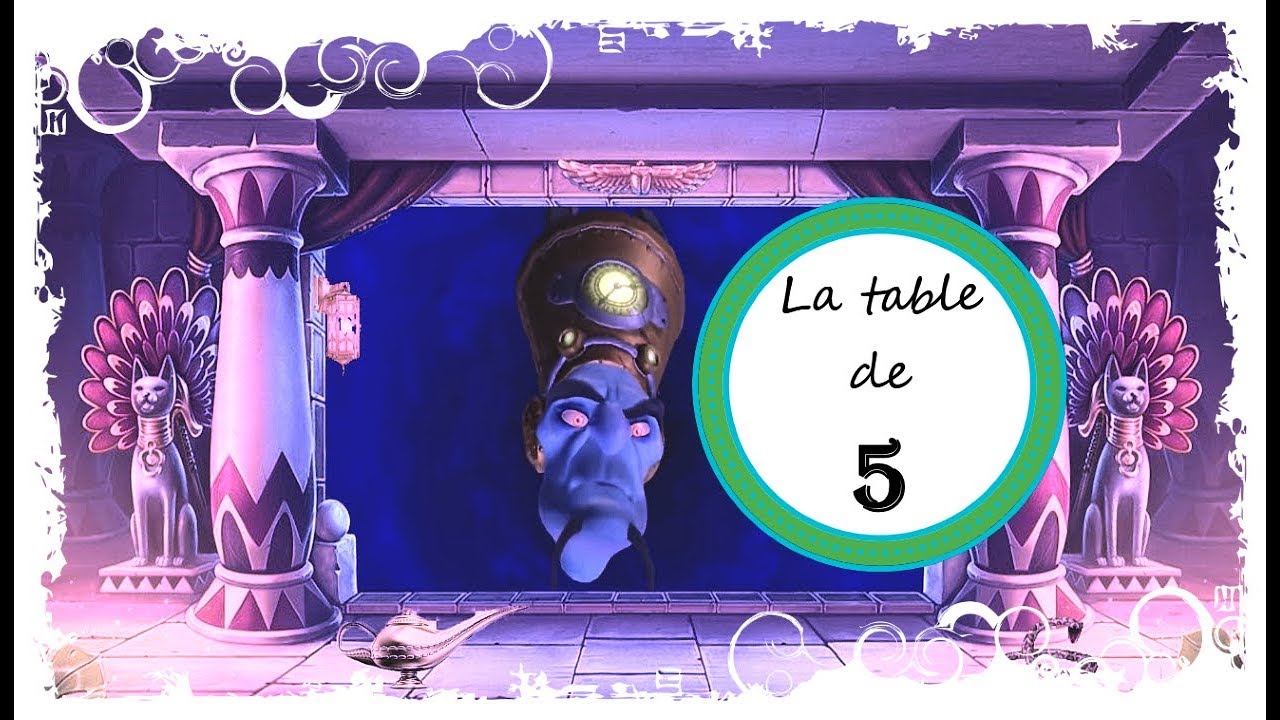 Les tables de multiplication - Table de 5
