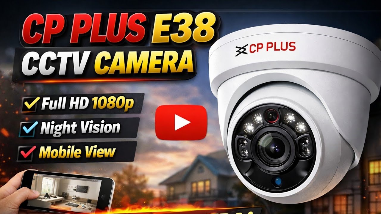 Cp plus e38 camra full installation and review video in hindi #cppluscctvcamera #cppluscctvcamera 
