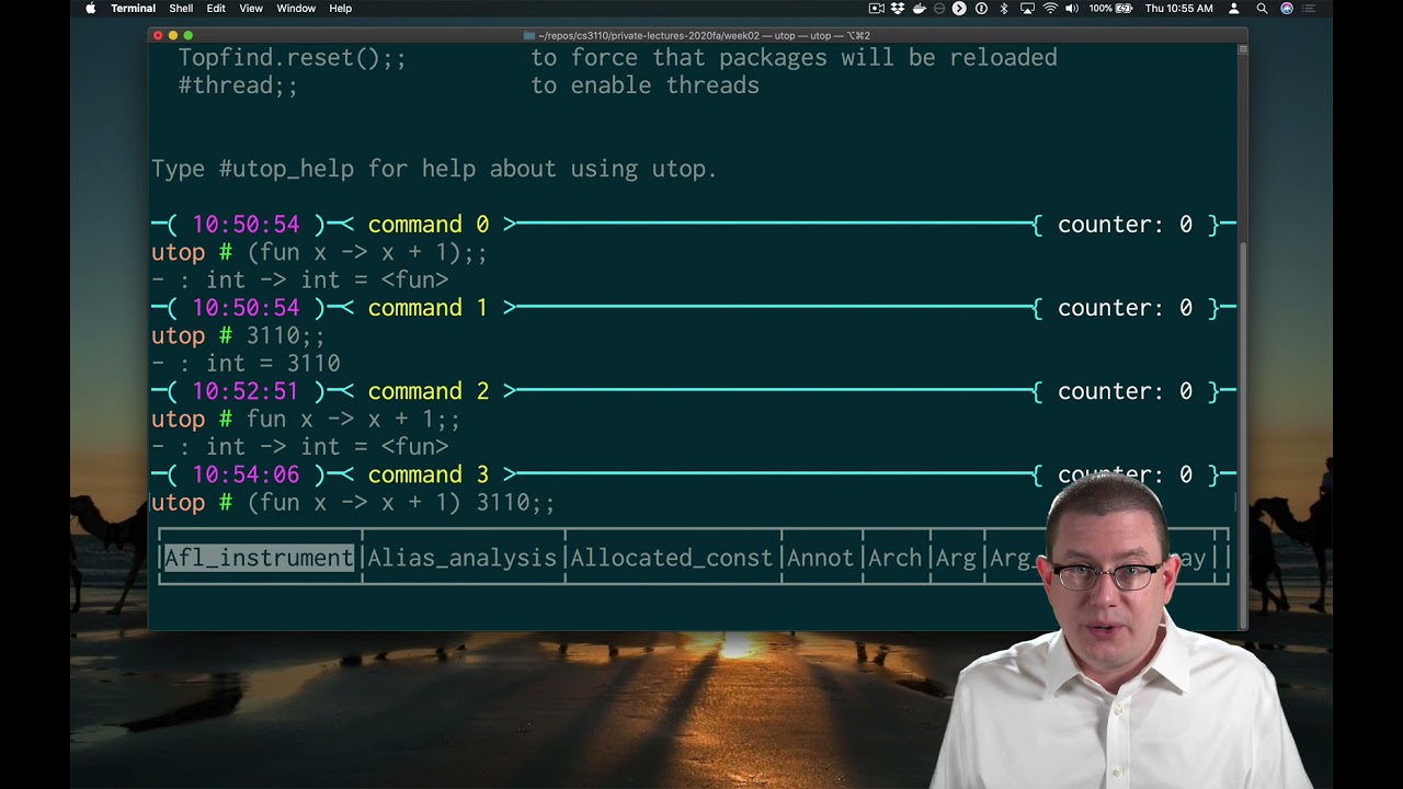 Анонимные функции | Программирование на OCaml | Глава 2 Видео 8