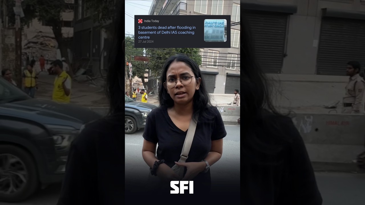 6 Dead After Building Collapse in Saket. Students Are Demanding Rights, Not Favors.