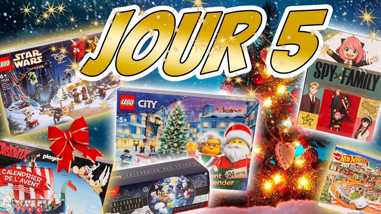 CALENDRIERS DE L'AVENT 2023 JOUR 5 Star Wars Lego Pokémon et les autres Joyeux Noel