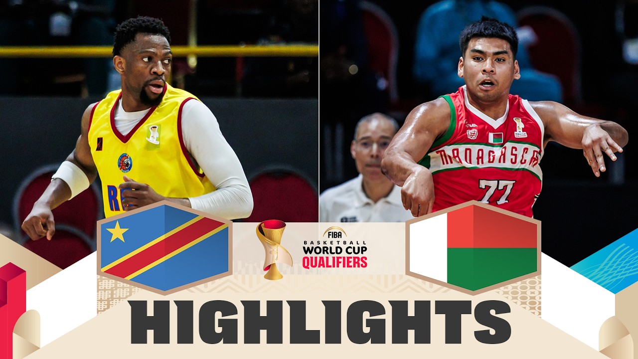 Congo DR 🇦🇴 v Madagascar 🇺🇬 | Highlights | FIBA Basketball World Cup 2027 African Qualifiers
