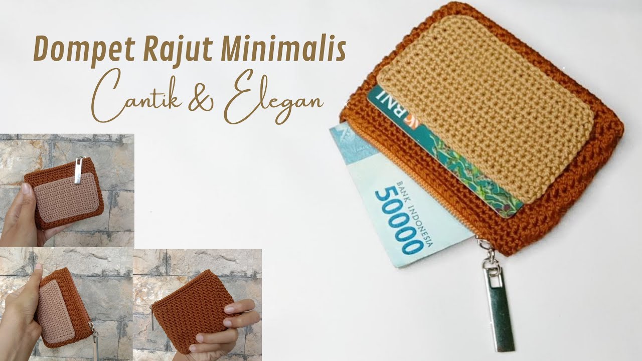 Dompet Rajut Minimalis (Card Holder) | Simple dan Elegan