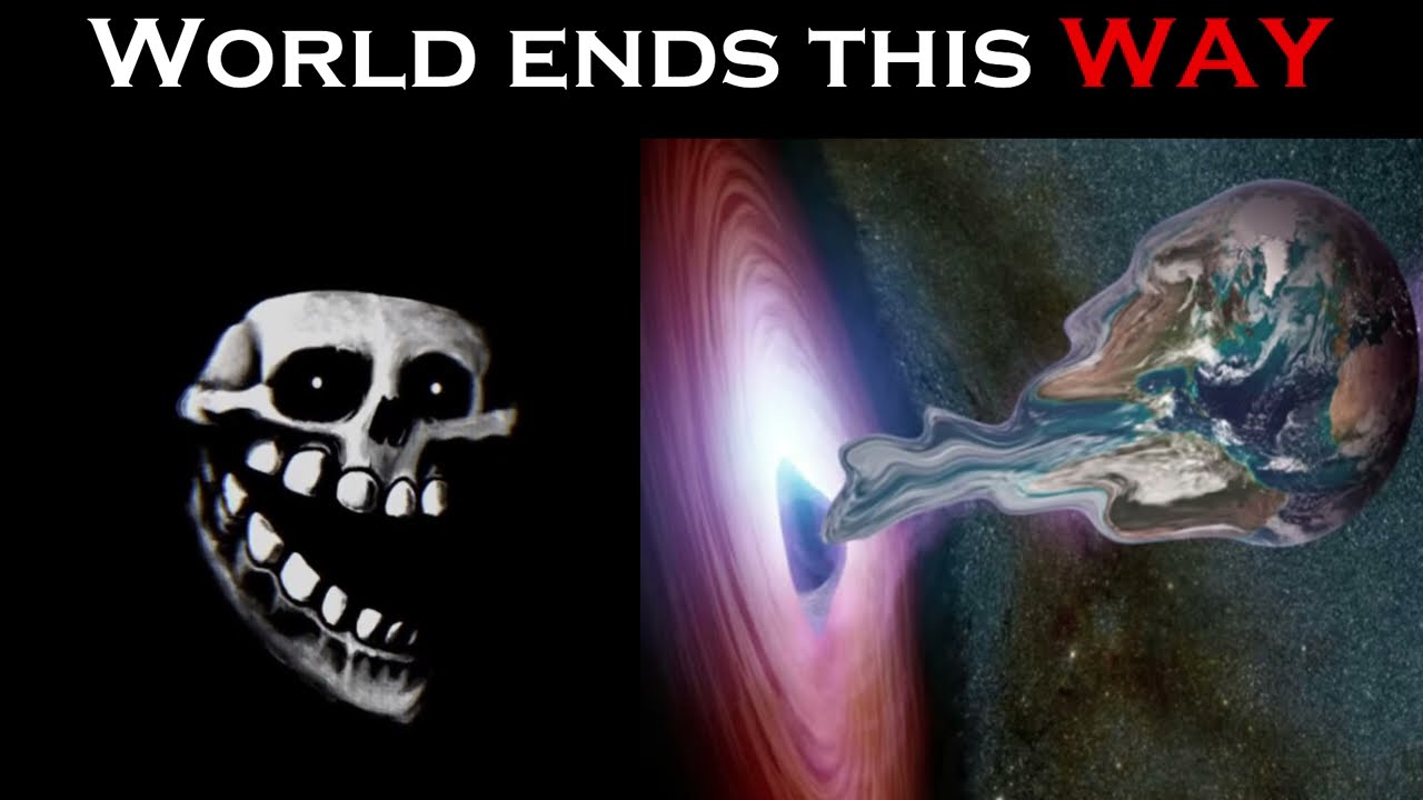Troll face Becoming Uncanny meme (World ends this WAY)