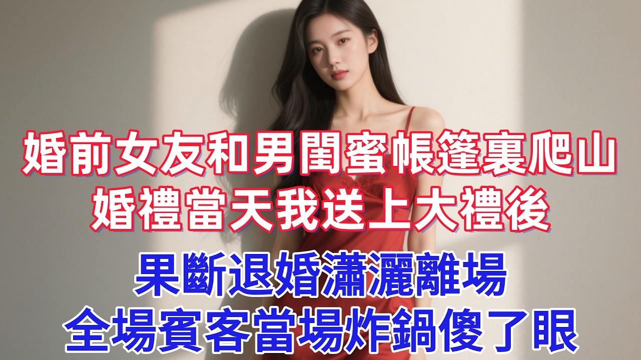 婚前女友和男閨蜜帳篷裏爬山，婚禮當天我送上大禮後，果斷退婚瀟灑離場，全場賓客當場炸鍋傻了眼