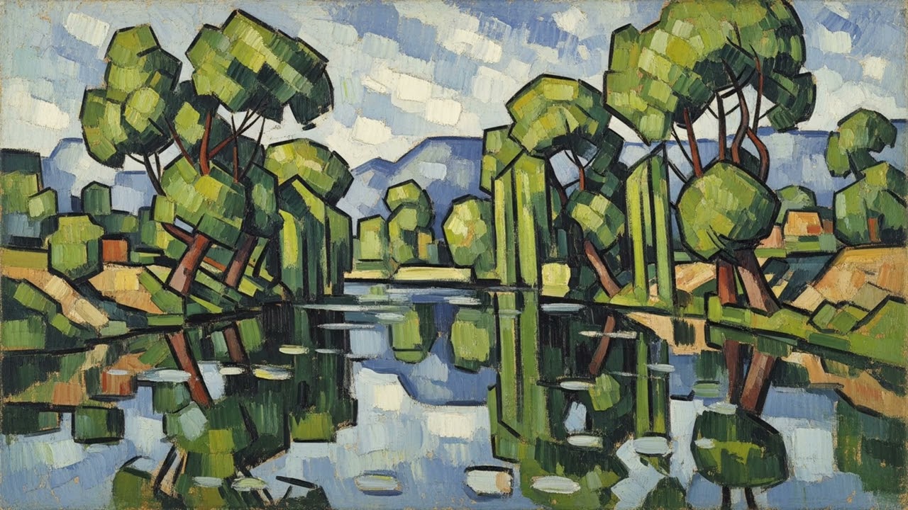 Gallery TV Widescreen 4K ART TV: Vintage Oil Painting Digital Scan Full Screen