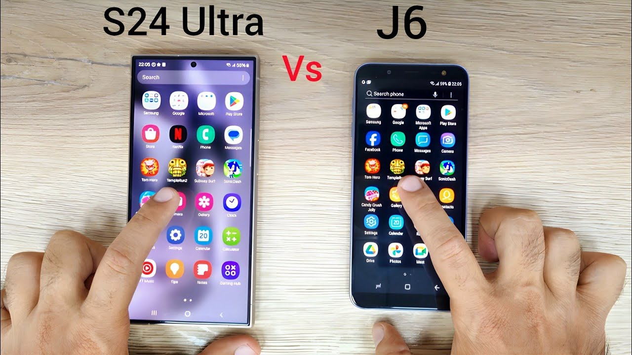Samsung S24 Ultra vs Galaxy j6 | SPEED TEST