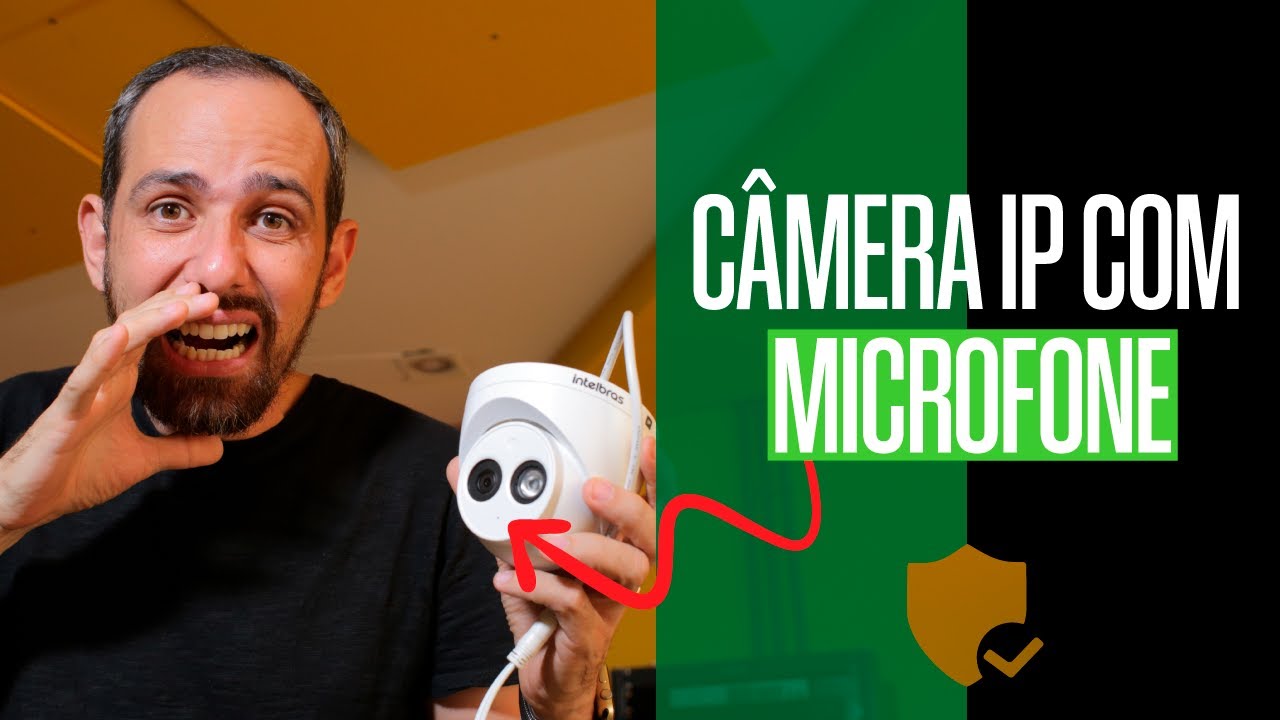 CAMERA IP COM MICROFONE 🎤 | VIP 3250 MIC INTELBRAS