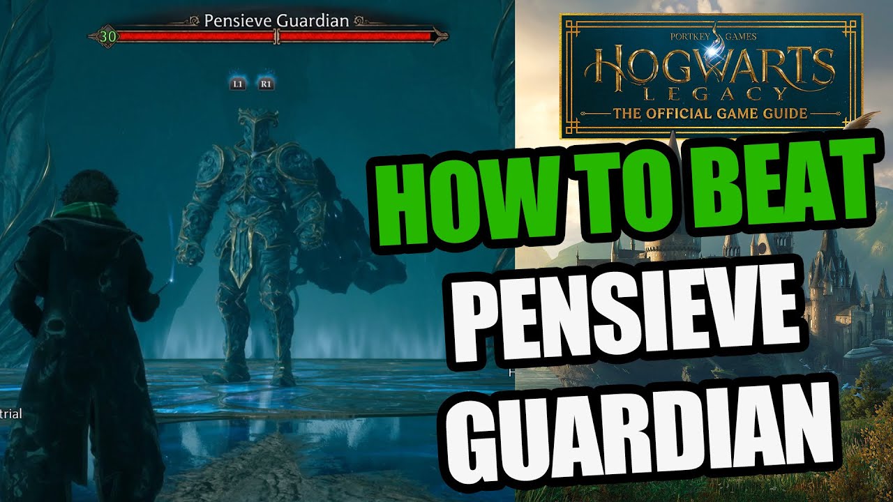How to defeat a Pensieve Guardian in Hogwarts Legacy Boss Fight