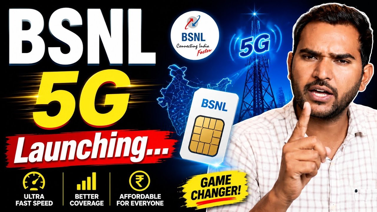 BSNL Launching 5G....