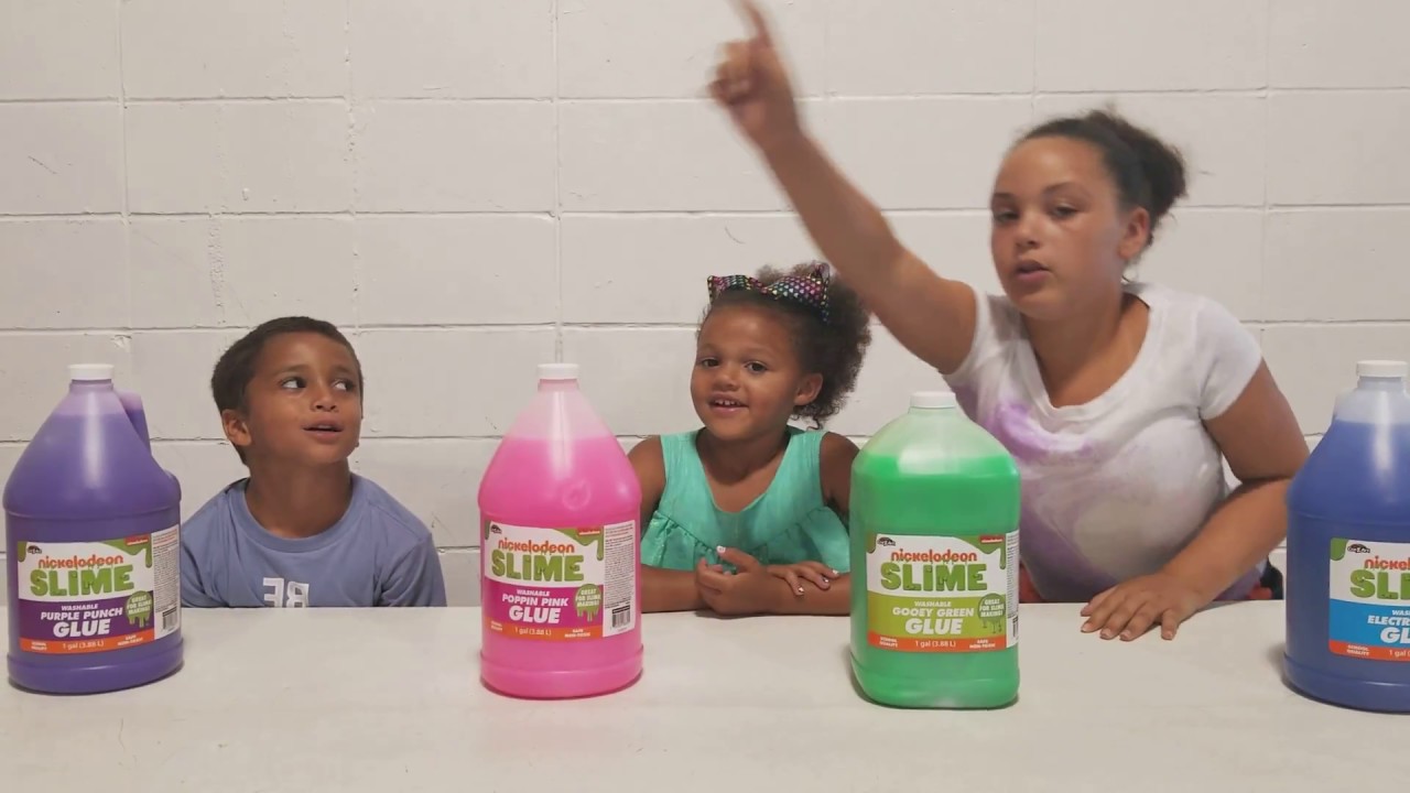 NEW CRAZY ART NICKELODEON SLIME FOUR GALLONS OF GLUE
