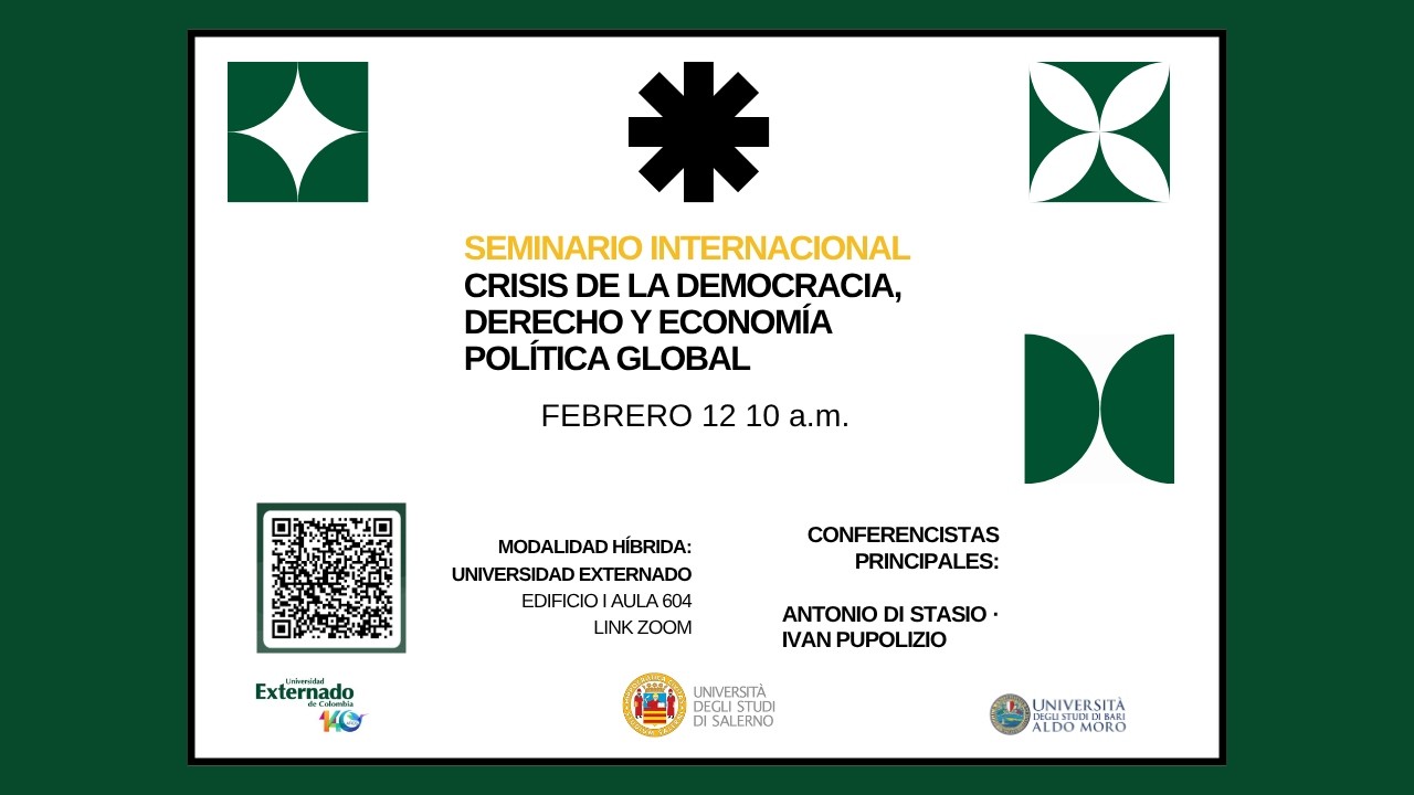 Seminario Internacional - Crisis de la democracia, derecho y economía política global