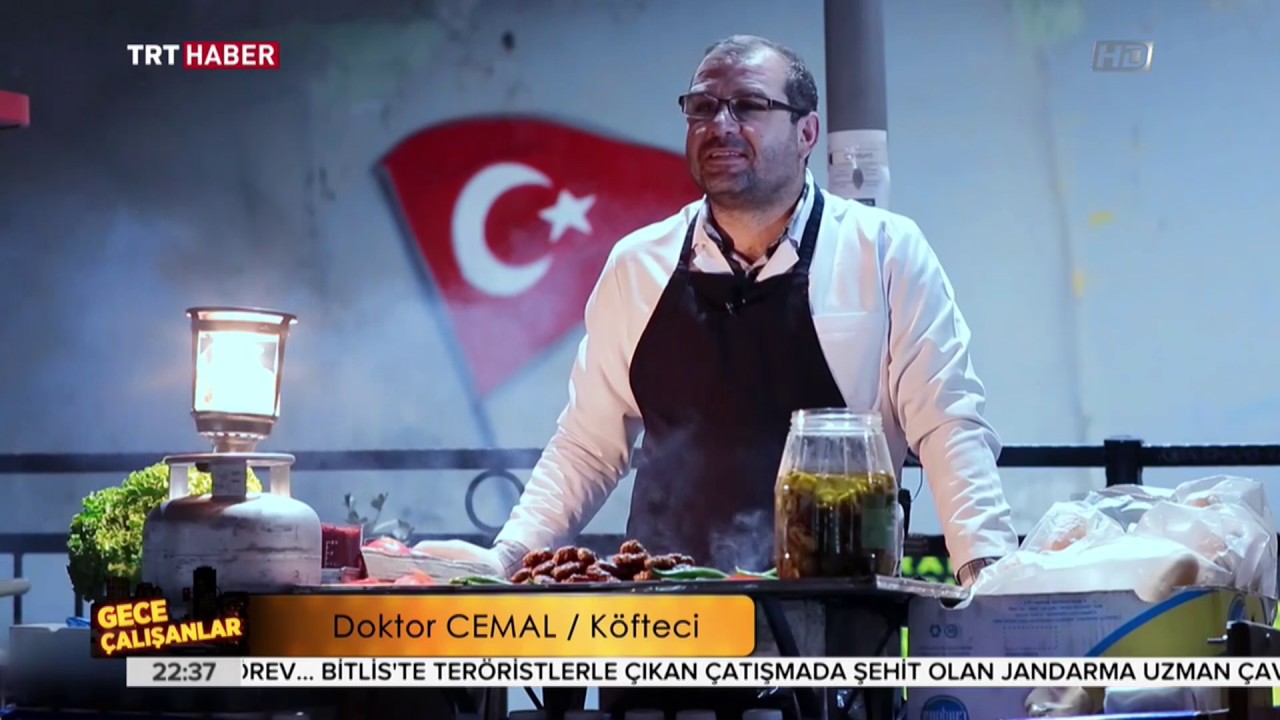 TRT HABER GECE ÇALIŞANLAR SOKAK YEMEKÇİLERİ