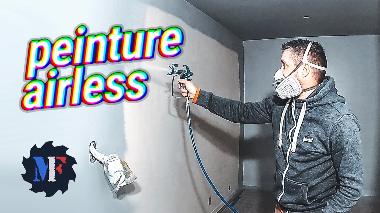Je PEINS TOUT en 12 minutes à l'AIRLESS ! Chantier Rénovation Suite Parentale Ep 17