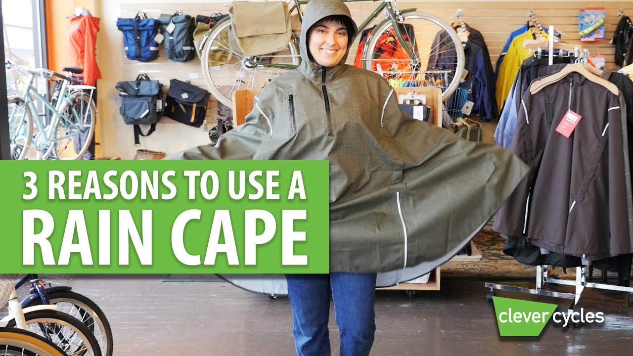 3 Reasons to Use a Rain Cape for Bicycling - Clever Cycles