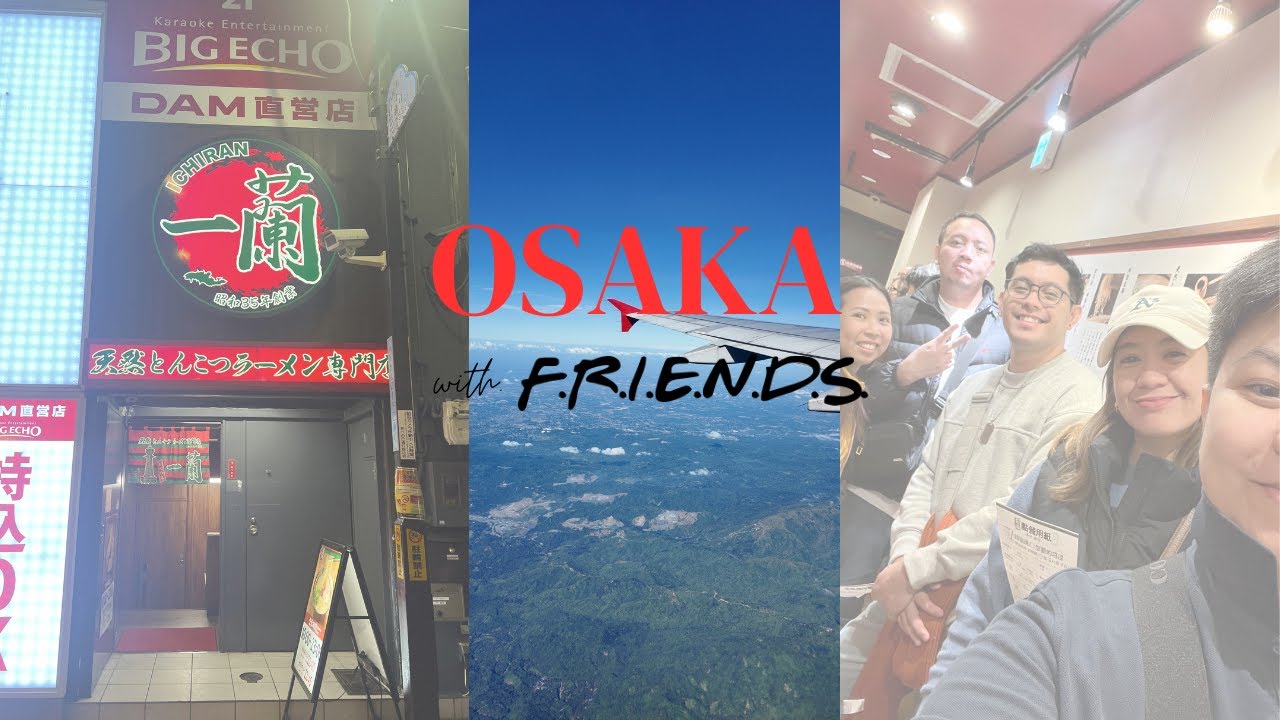 Osaka with Friends – Day 1 | Airbnb Tour, Ichiran Ramen & First Night in Japan (Nov 7, 2025)