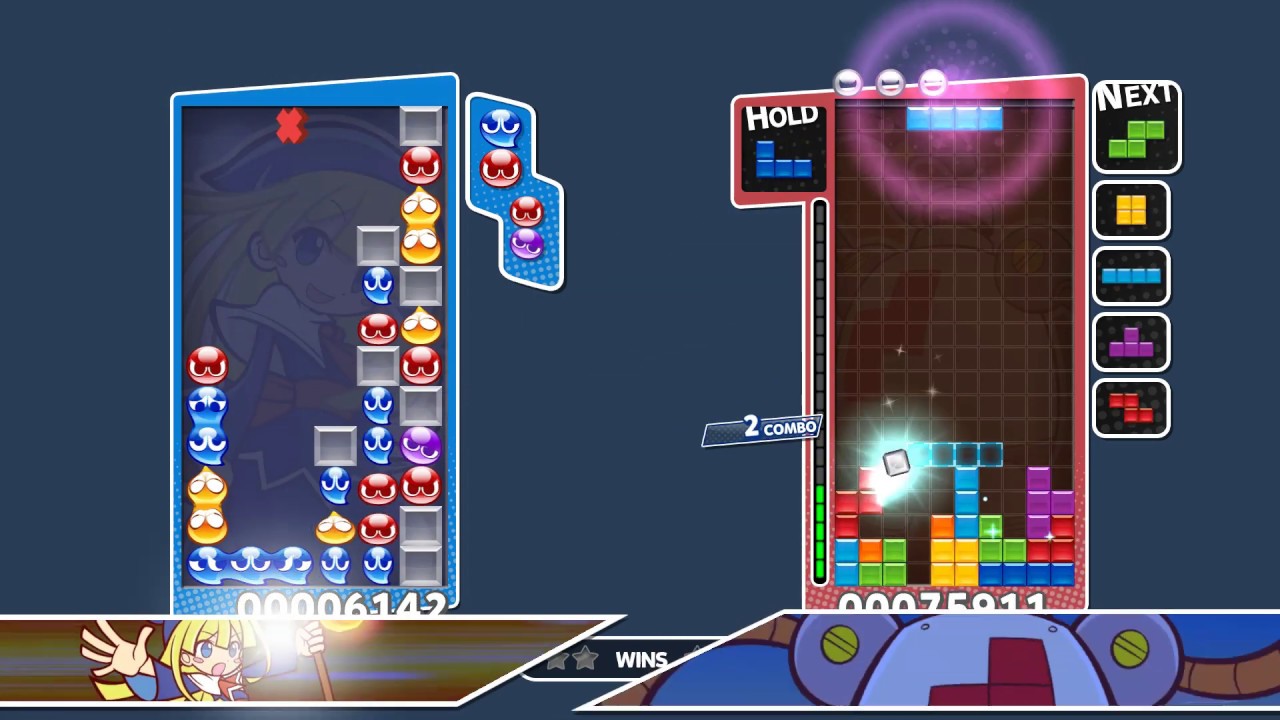 [Puyo Puyo Tetris AI] Zetris vs aeorian (4)