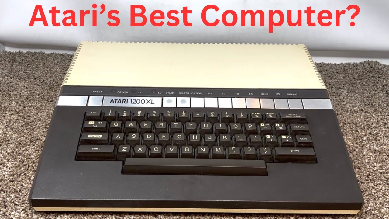 Обзор 8-битного компьютера Atari 1200XL