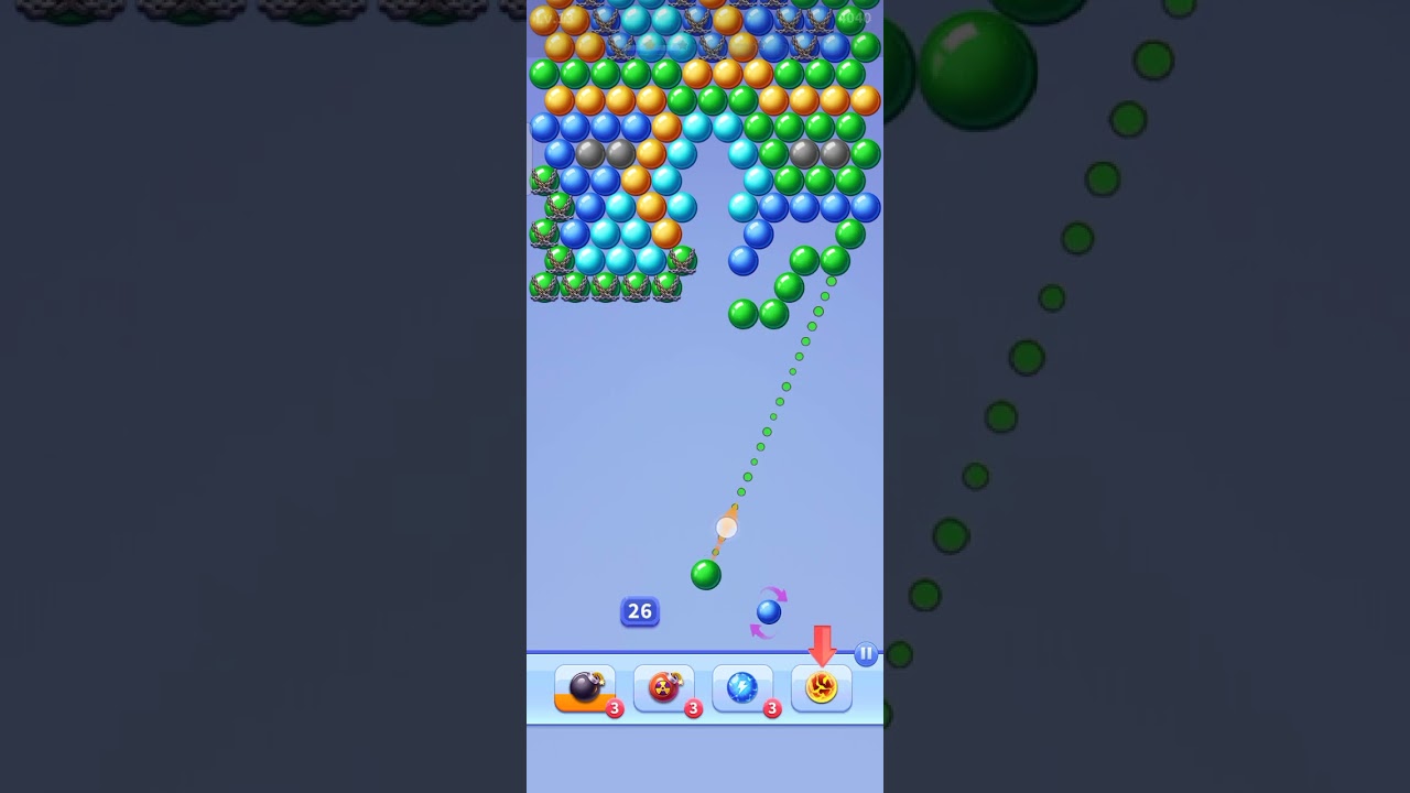 bubble shooter game high level