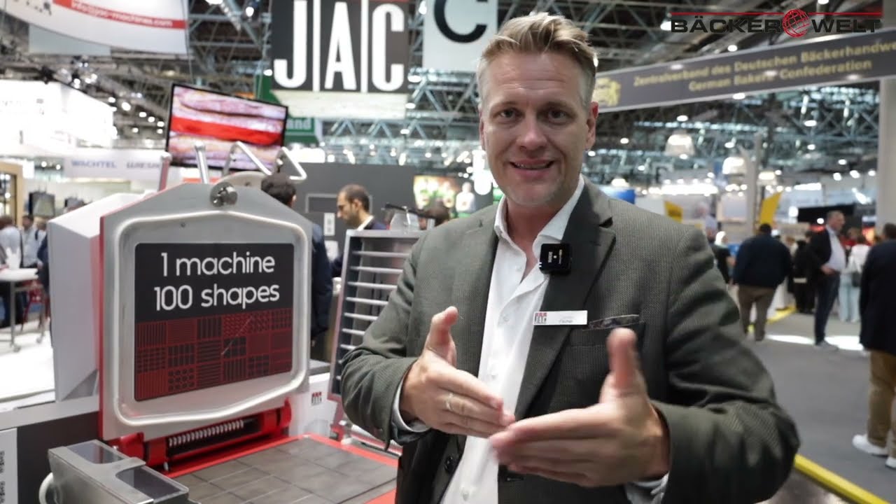Jac Machines auf der Iba: der Teig- und Formteiler Paniform