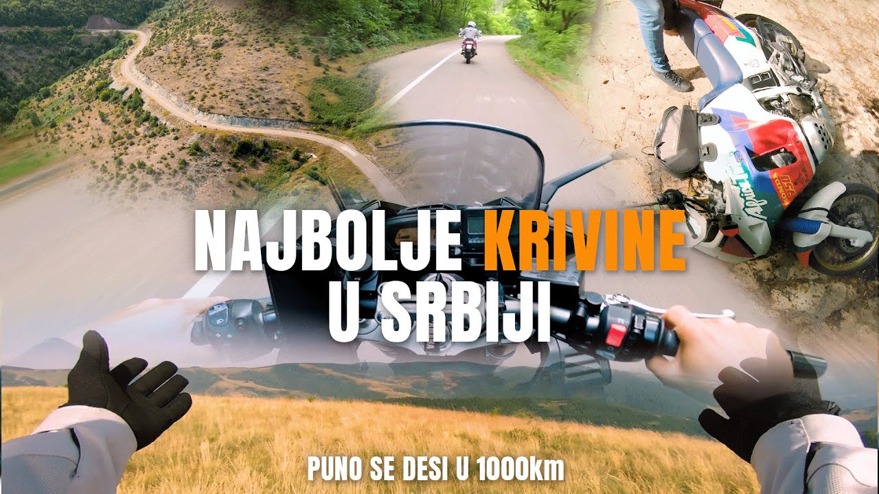 1000km, pada motor, off road, letimo dronom - TML Motovlog i najbolje krivine u Srbiji