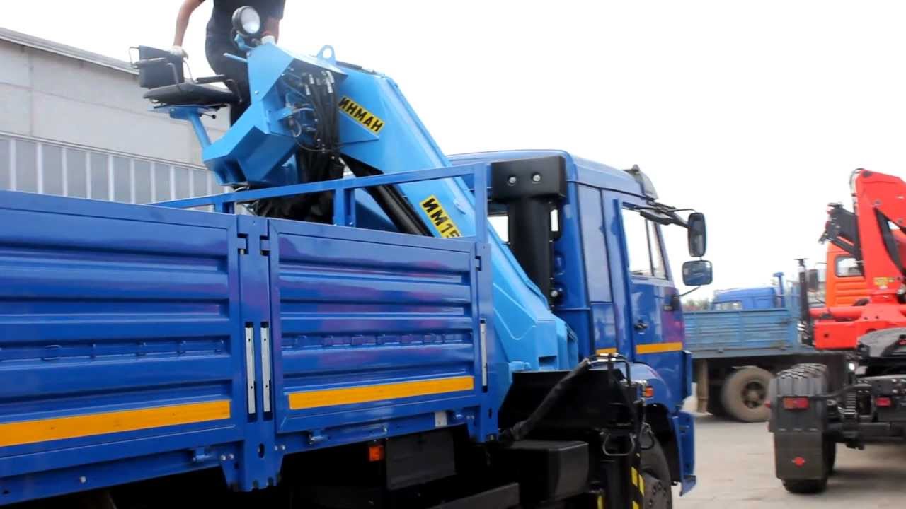 Кран-манипулятор Инман 150 на базе Камаз-65117