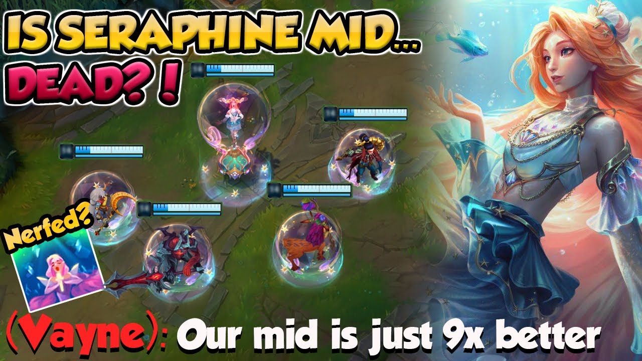 WHAT is Riot doing with Seraphine?! Can you STILL play her MID?? | Masters Seraphine | Erick Dota