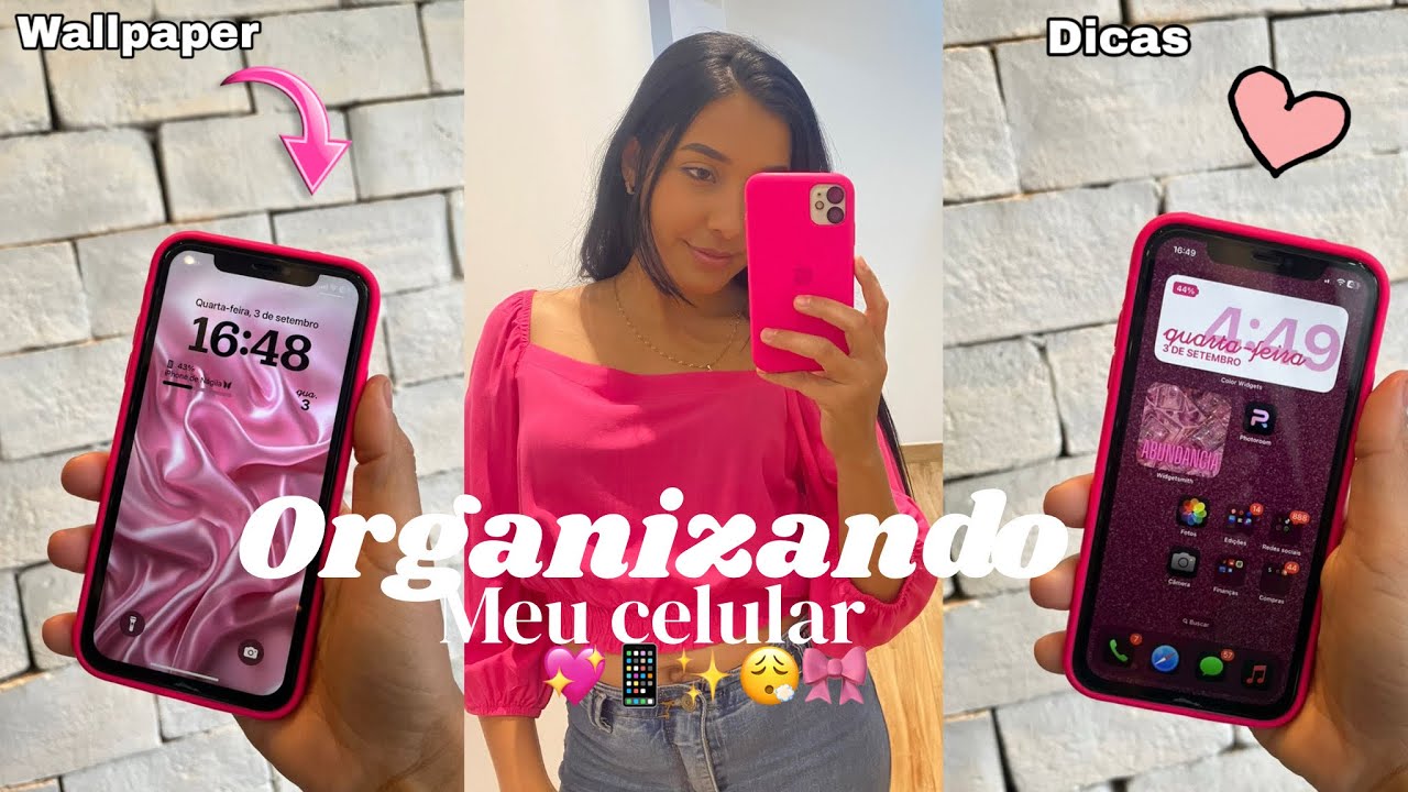 ORGANIZANDO MEU CELULAR 📲💖iPhone 11,Widgetsmith,dicas,iOS 18.6.2