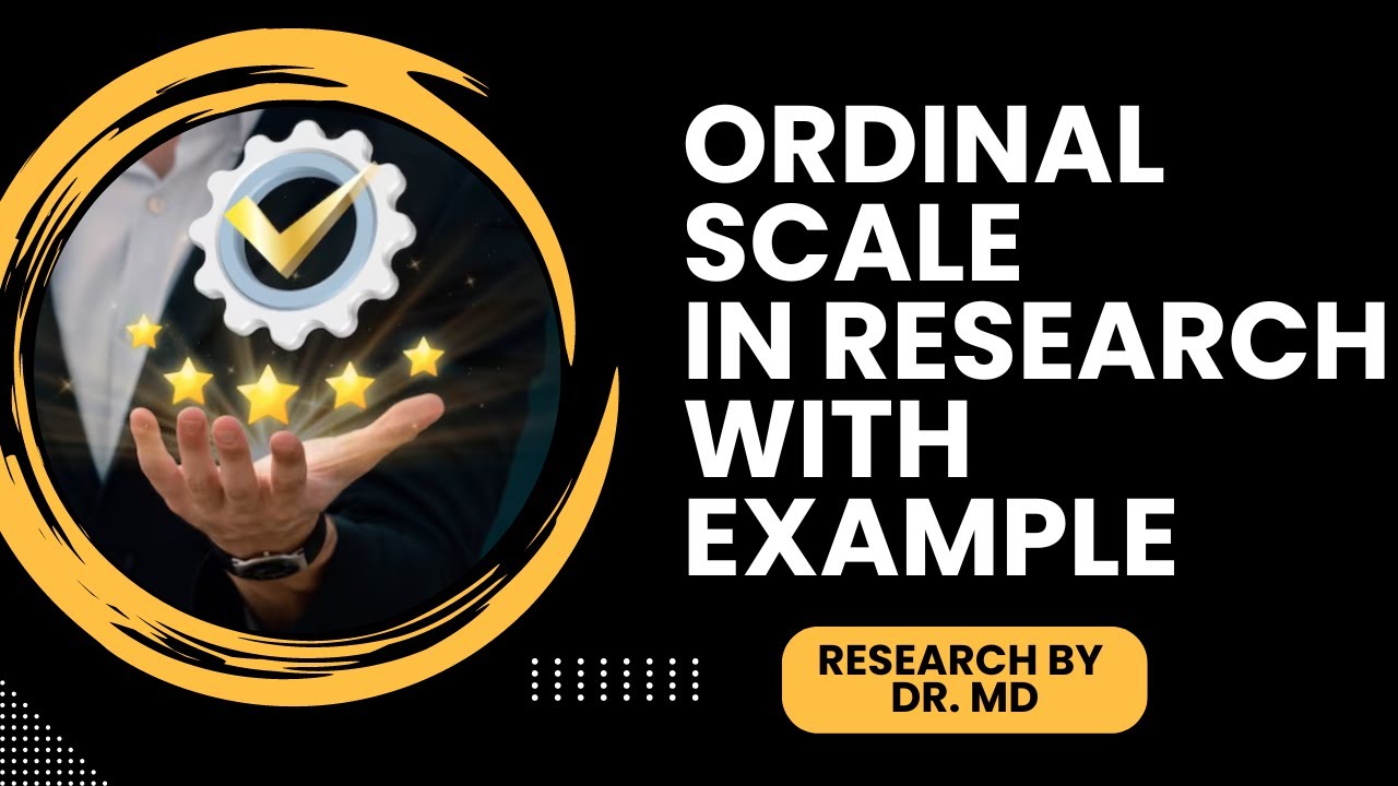 What is ordinal scale in research?