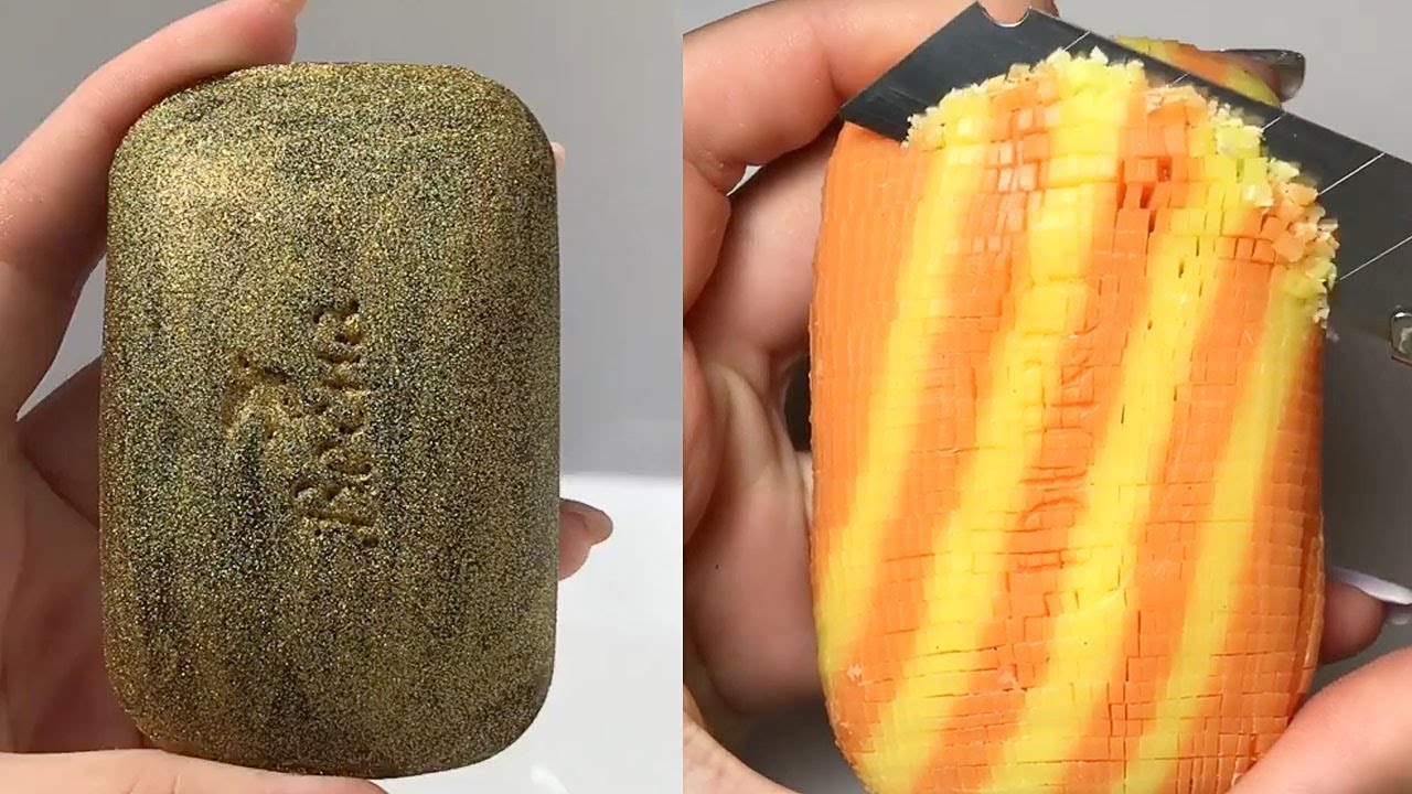 Soap Carving ASMR ! Relaxing Sounds ! (no talking) Satisfying ASMR Videos # 118
