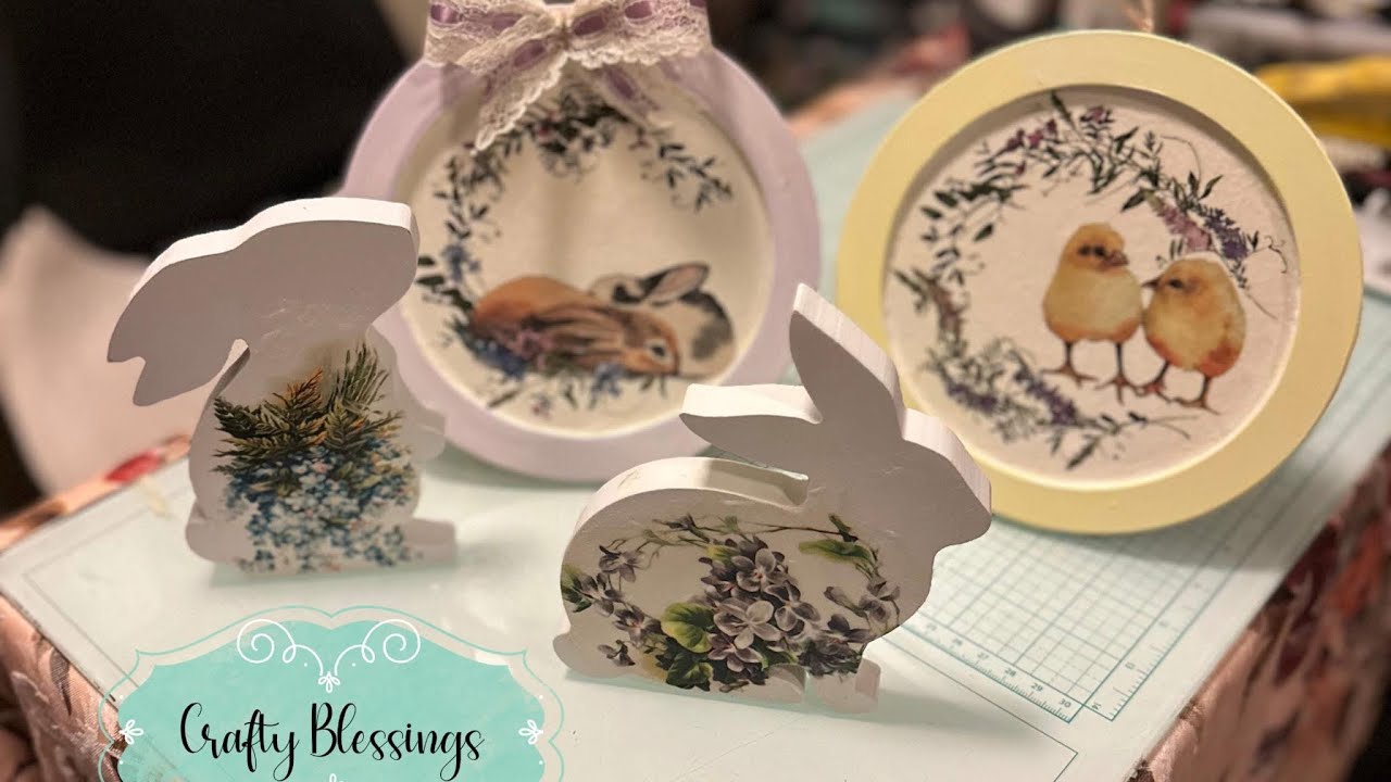 Spring Craft Signs Decoupage