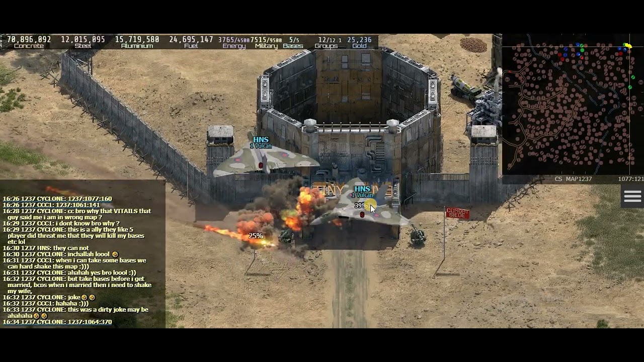 combat siege lvl2 attack || Cyclone || hi hi zusammen